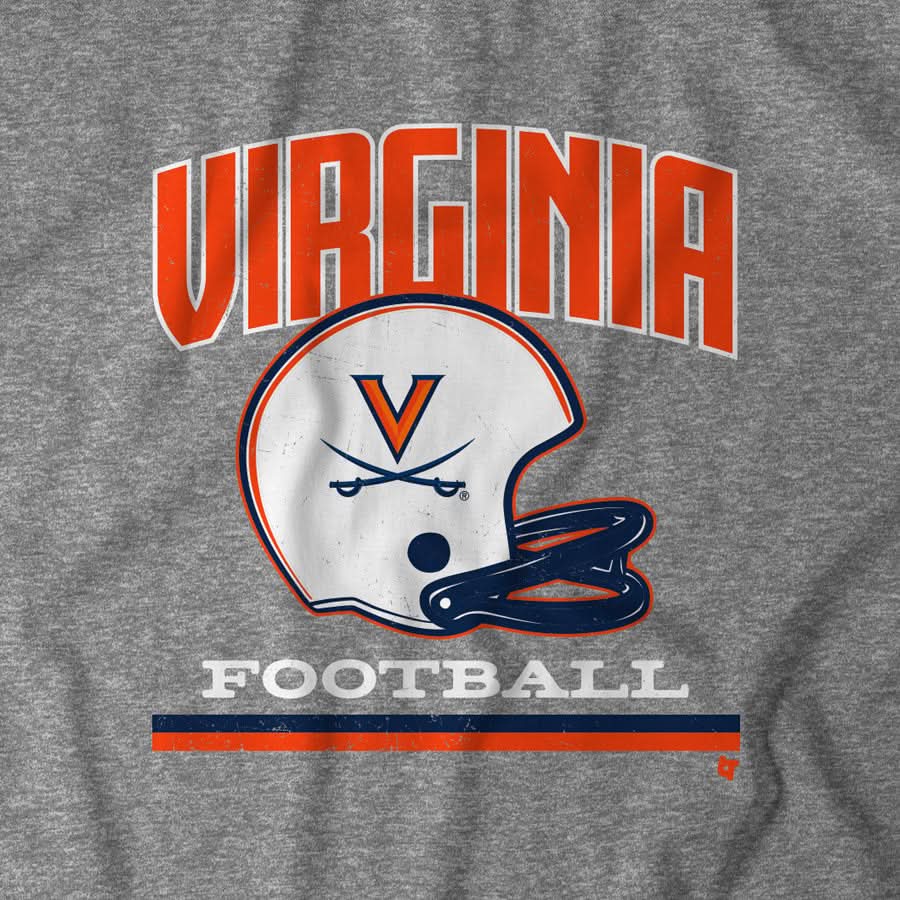 Virginia Cavaliers: Vintage Football Helmet 5