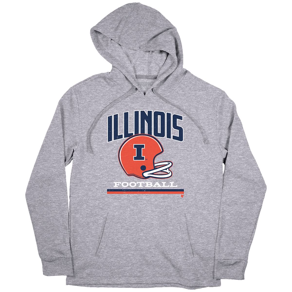 Illinois: Vintage Football Helmet 2