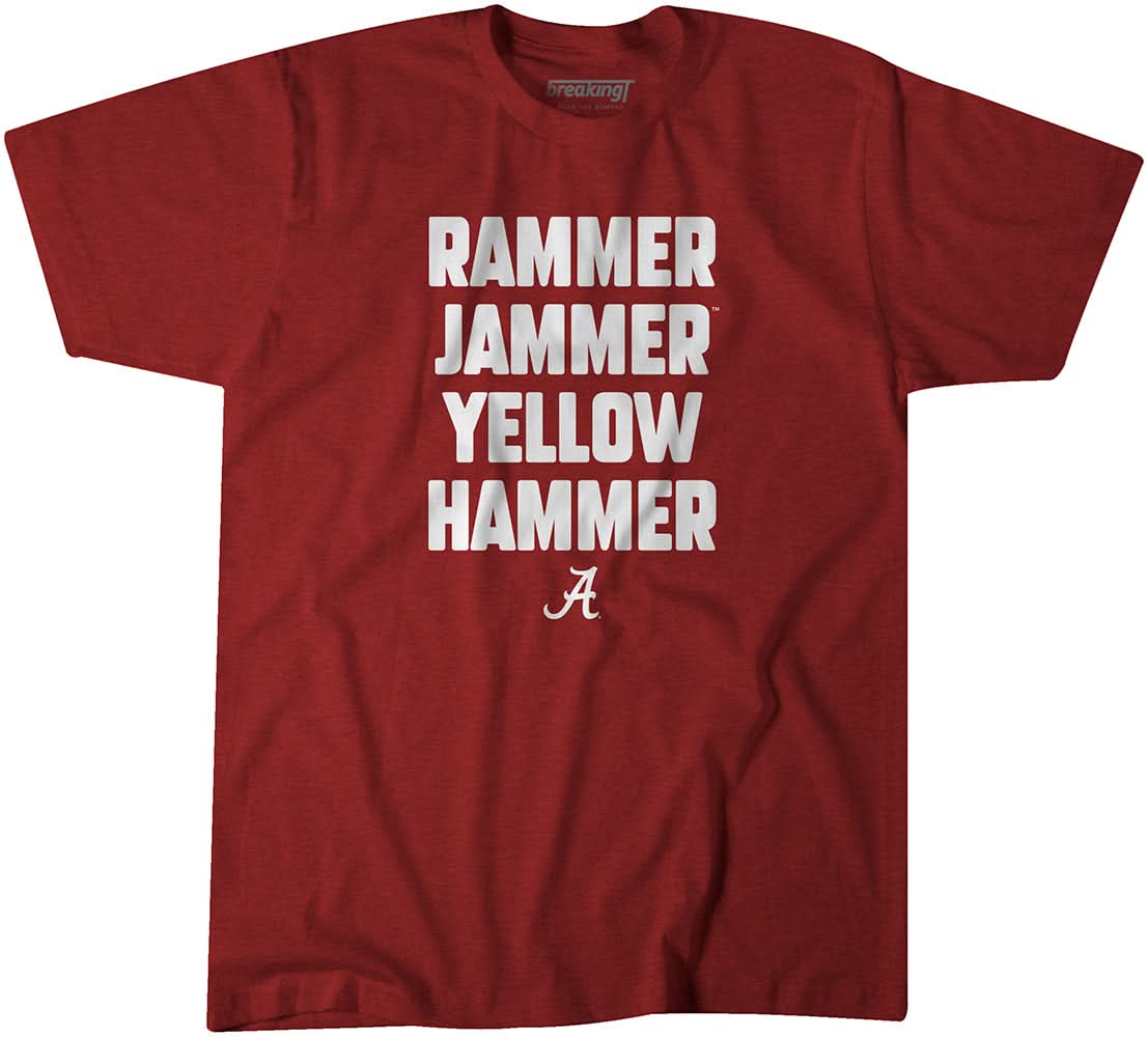 Alabama Football Slogan: Rammer Jammer Yellow Hammer 1