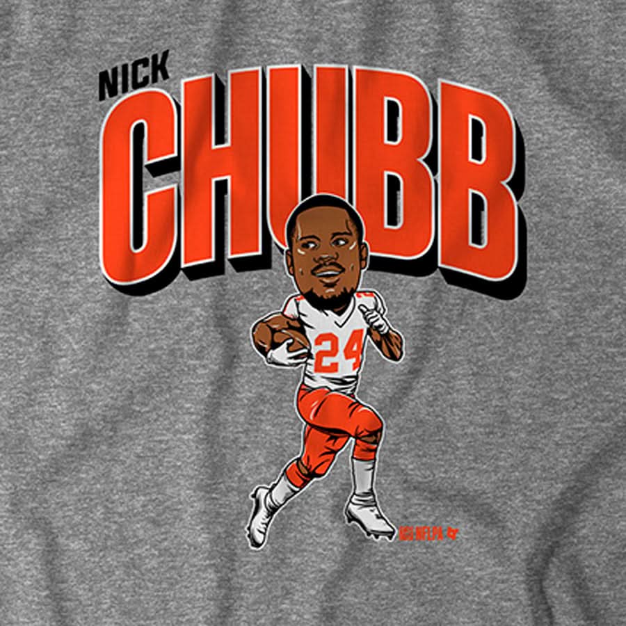 Nick Chubb: Caricature 5