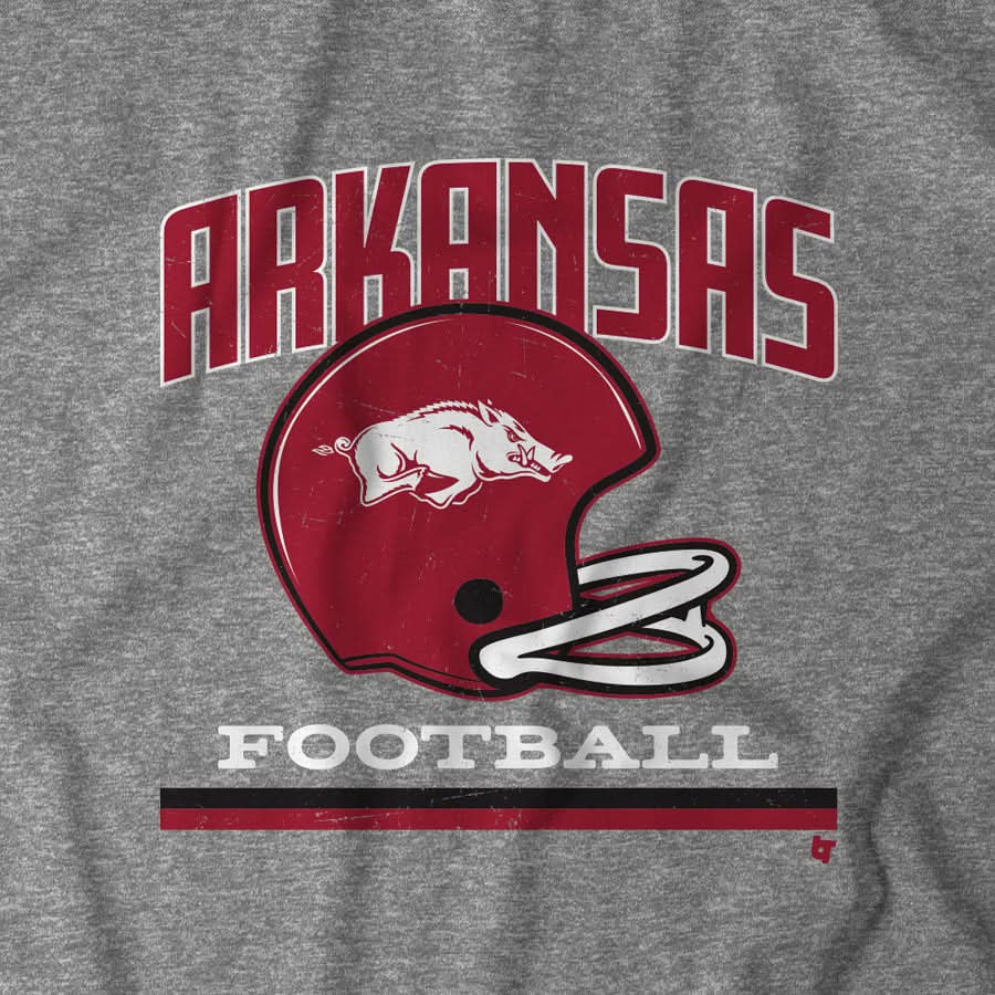 Arkansas: Vintage Football Helmet 2