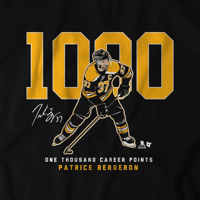 Patrice Bergeron: 1,000 Points 4