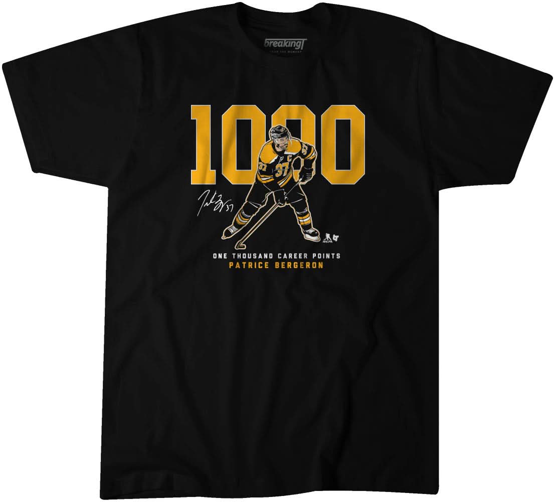 Patrice Bergeron: 1,000 Points 1
