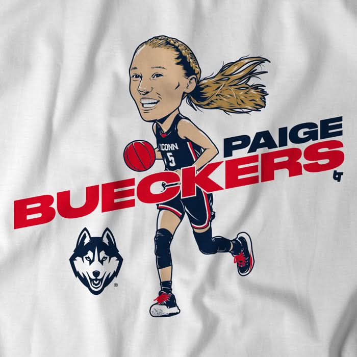 UConn Basketball: Paige Bueckers Caricature 4