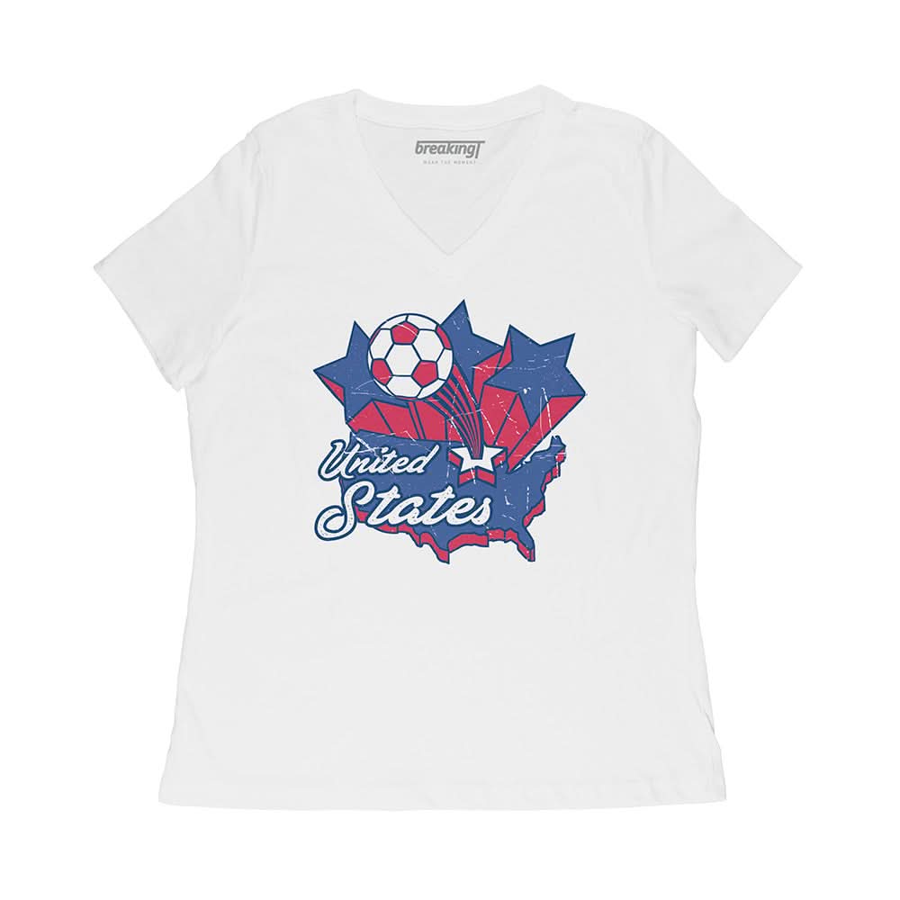 USA Soccer Vintage Map 3