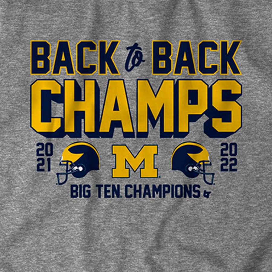 Michigan Football: Back to Back B1G Champs 4