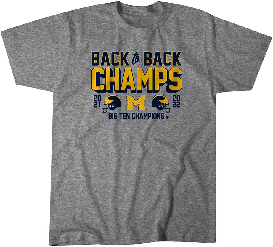 Michigan Football: Back to Back B1G Champs 1