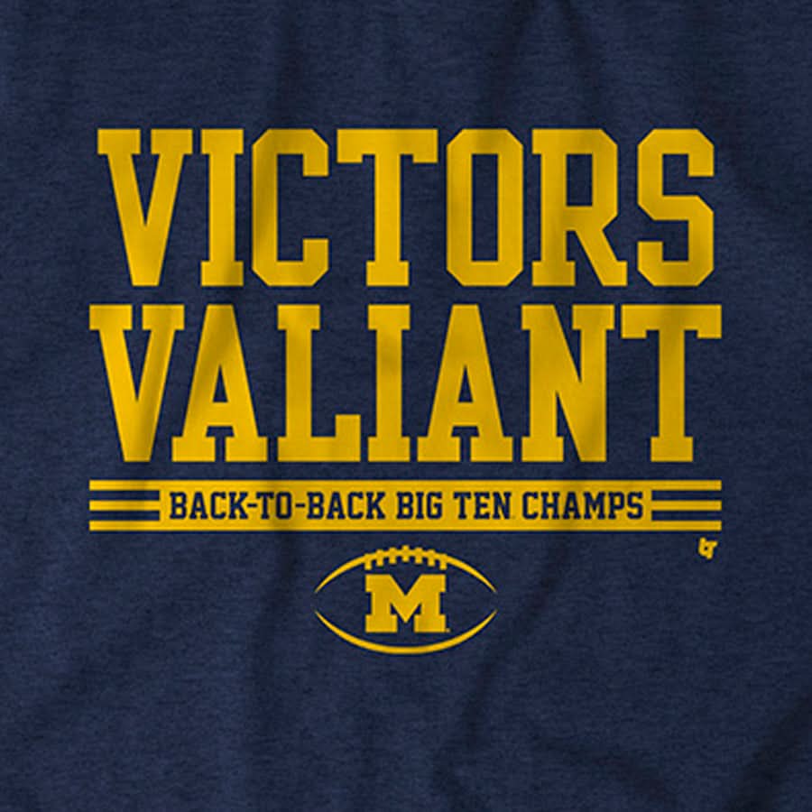 Michigan Football: Victors Valiant B1G Champs 4