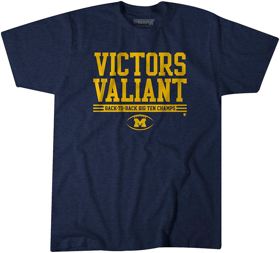 Michigan Football: Victors Valiant B1G Champs 1