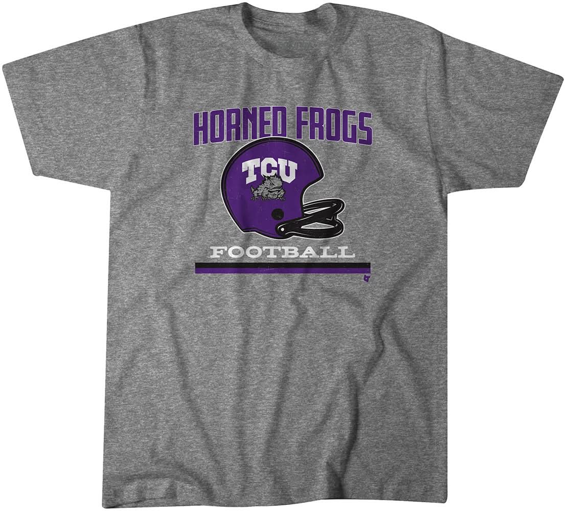 TCU: Vintage Football Helmet 1