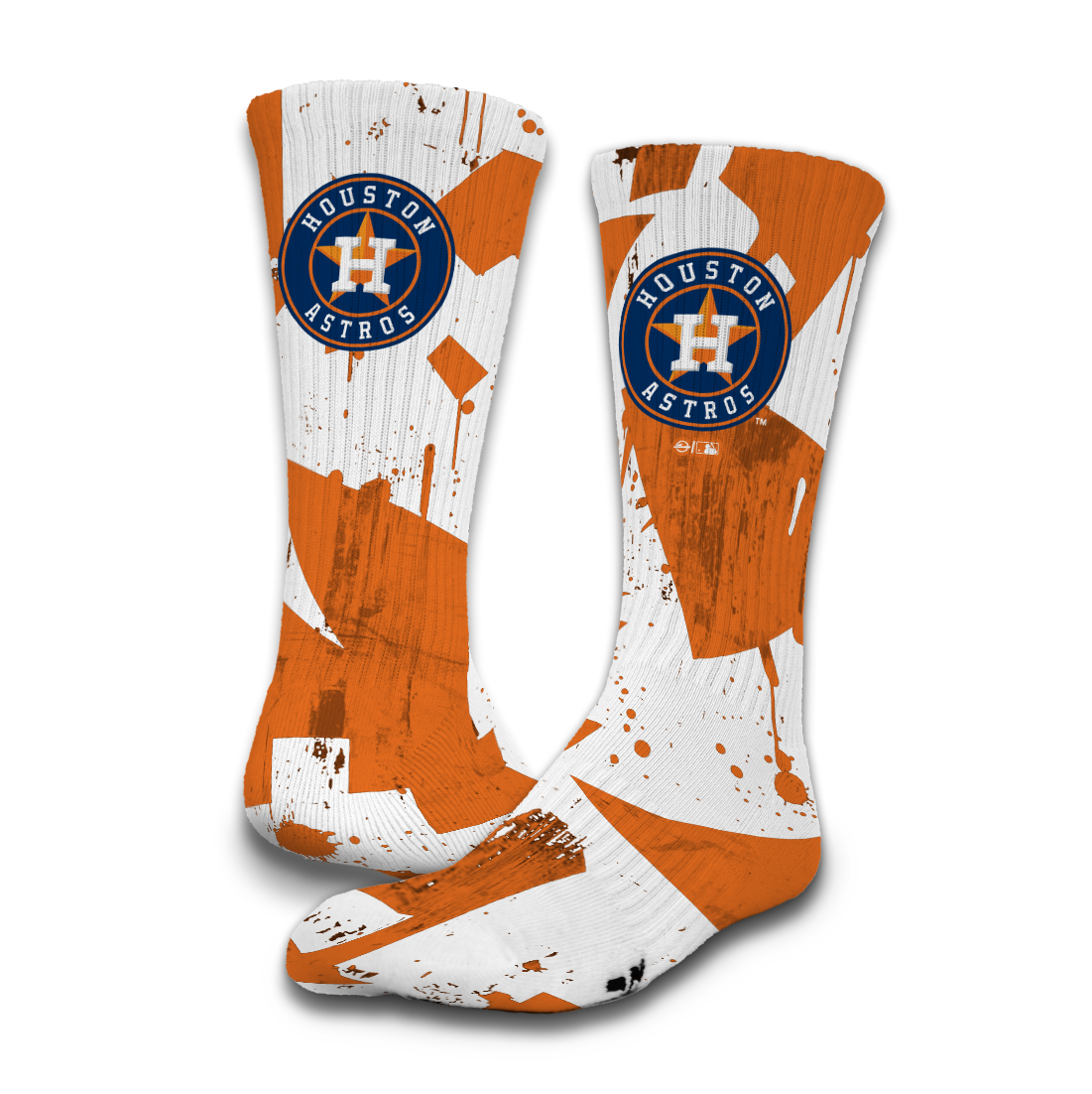 Houston Astros Primary 3 Pack Lifestyle Sock 3