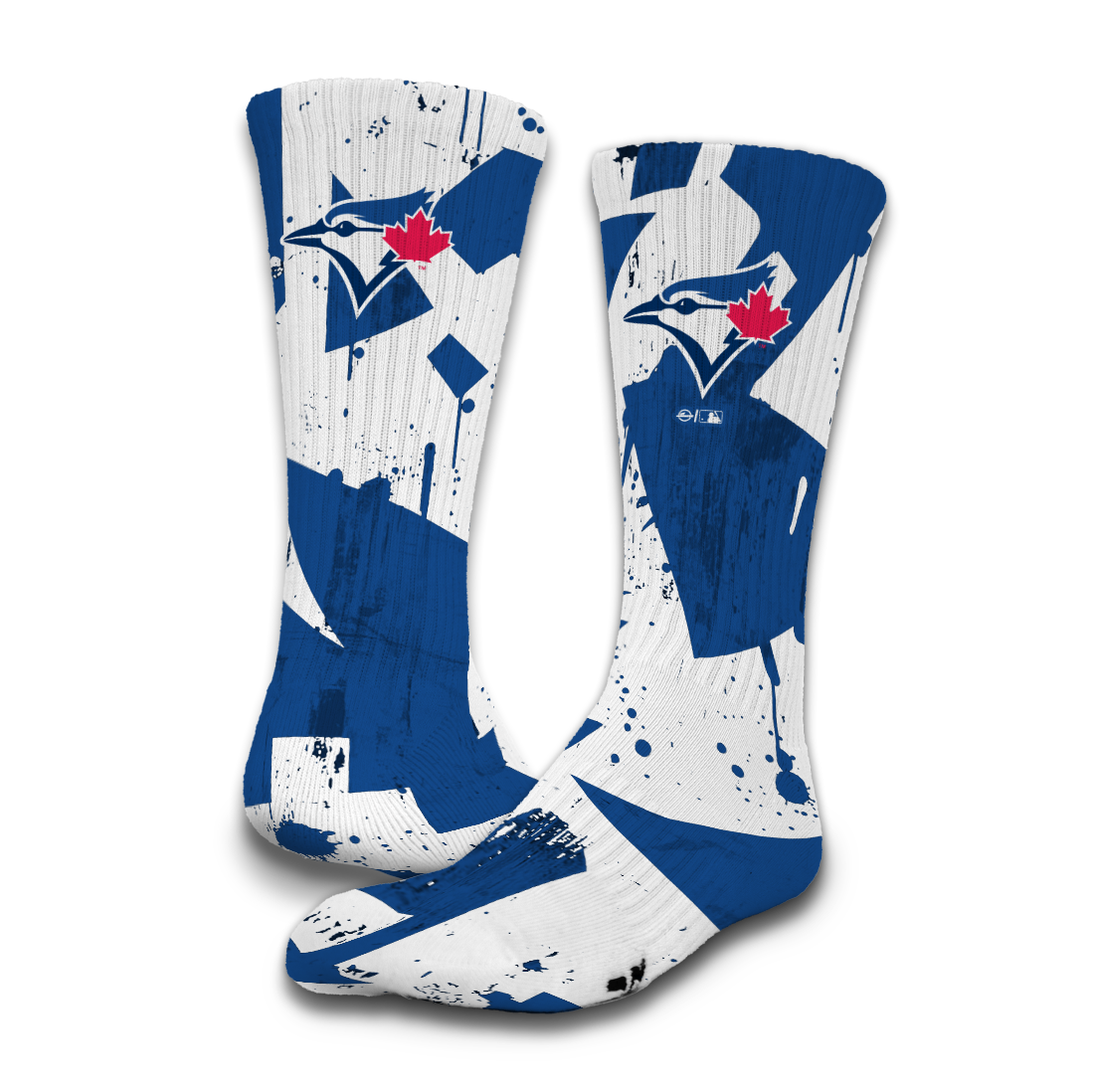 Toronto Blue Jays Grunge Socks 1
