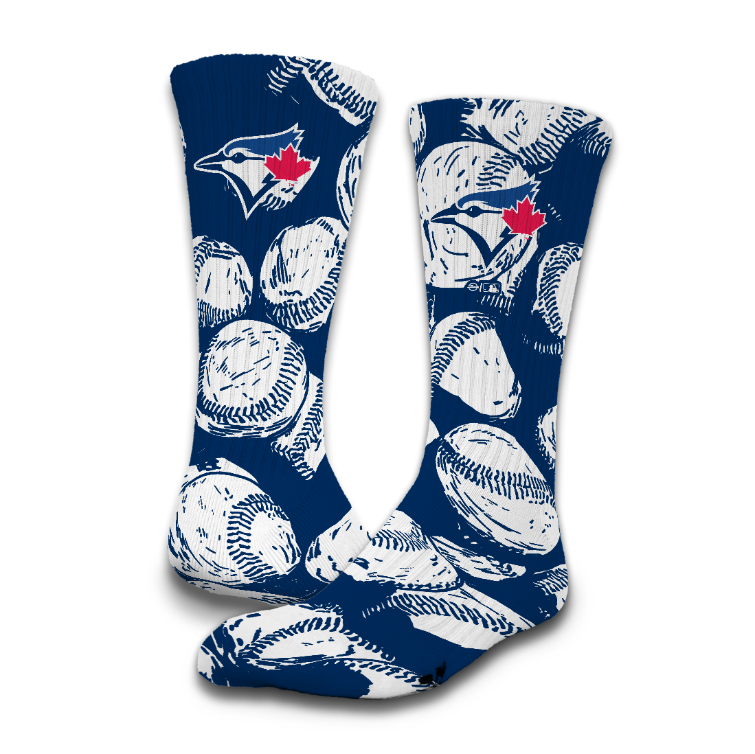 Toronto Blue Jays Baseball Pattern Socks 1
