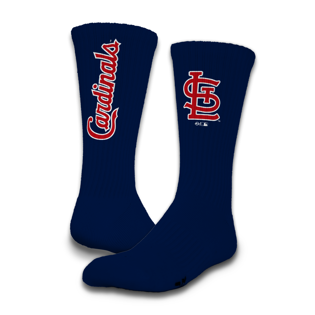 Saint Louis Cardinals Primary 3 Pack Lifestyle Sock 4