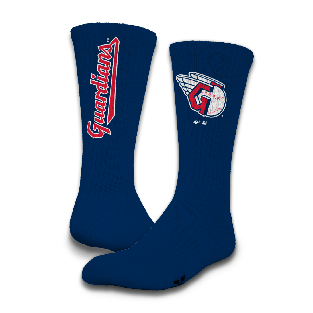 Cleveland Guardians Primary 3 Pack Lifestyle Sock 4