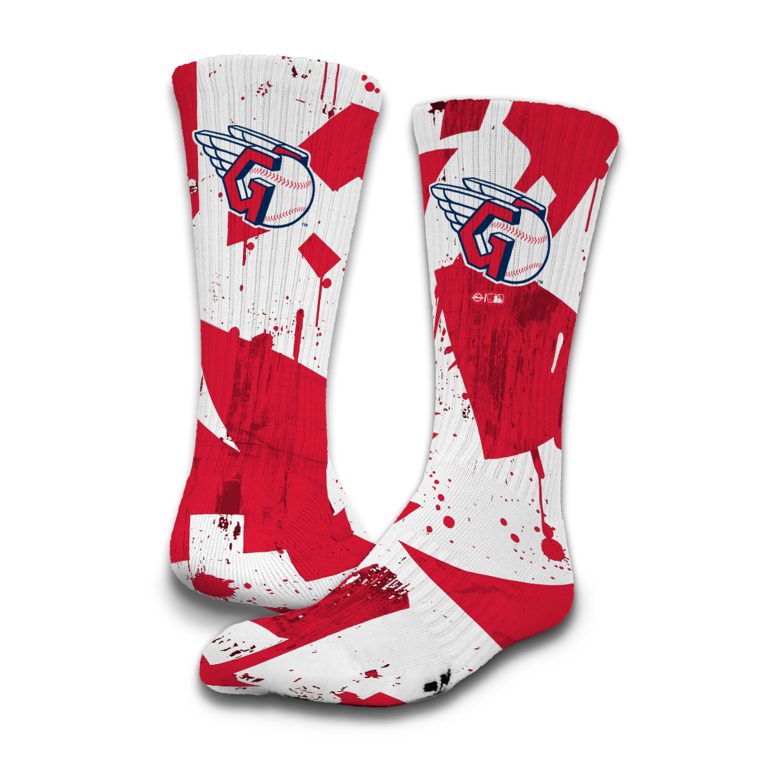 Cleveland Guardians Grunge Socks 1