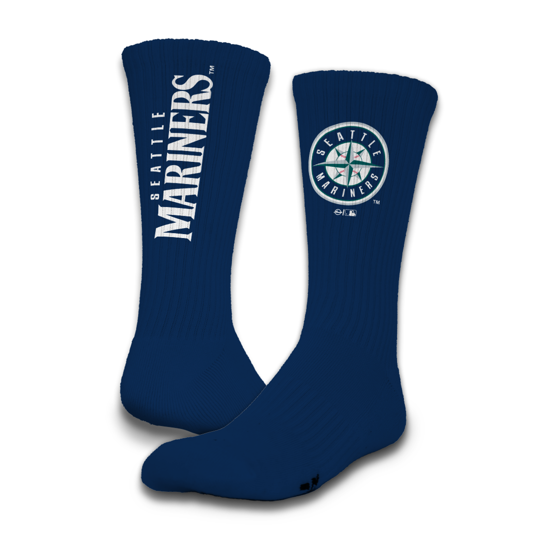 Seattle Mariners Primary 3 Pack Lifestyle Sock 4
