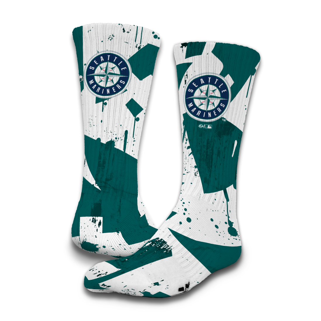 Seattle Mariners Primary 3 Pack Lifestyle Sock 3