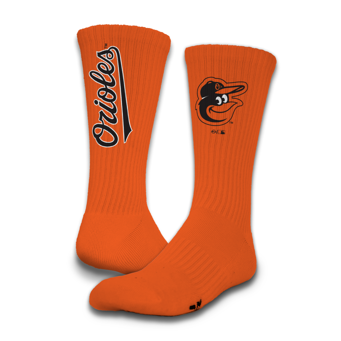Baltimore Orioles Primary 3 Pack Lifestyle Sock 4