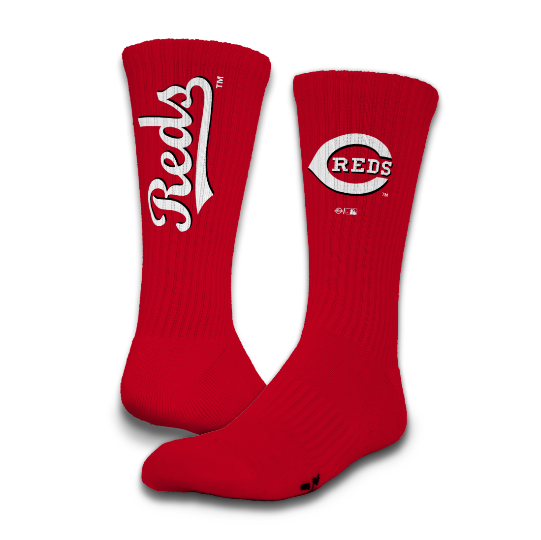 Cincinnati Reds Primary 3 Pack Lifestyle Sock 4
