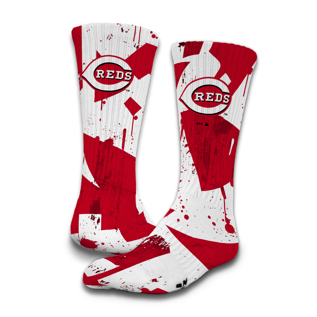 Cincinnati Reds Primary 3 Pack Lifestyle Sock 3