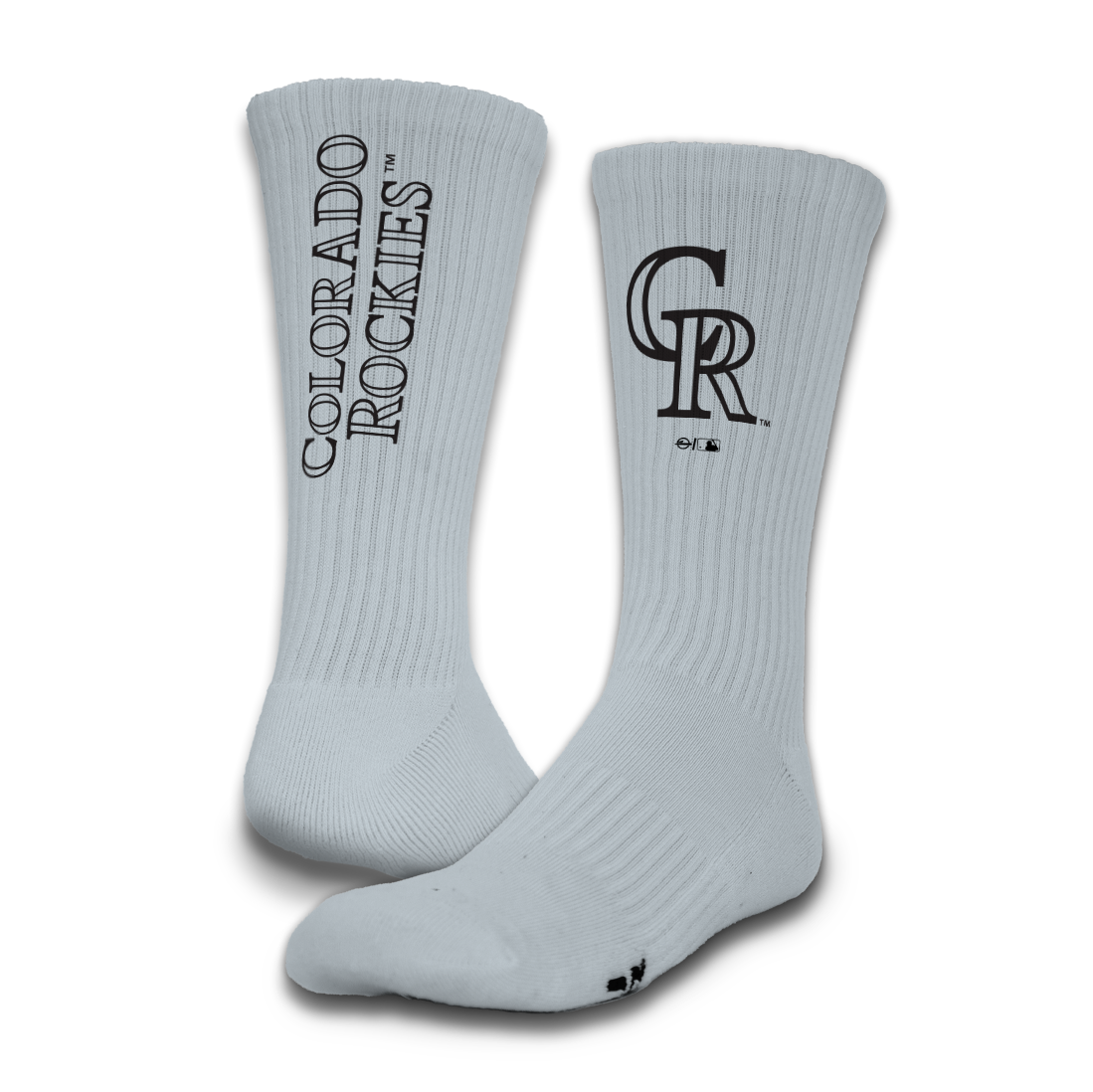 Colorado Rockies Primary 3 Pack Lifestyle Sock 4