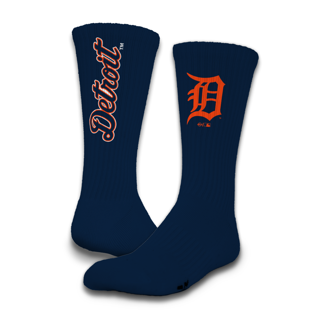 Detroit Tigers Primary 3 Pack Lifestyle Sock 4
