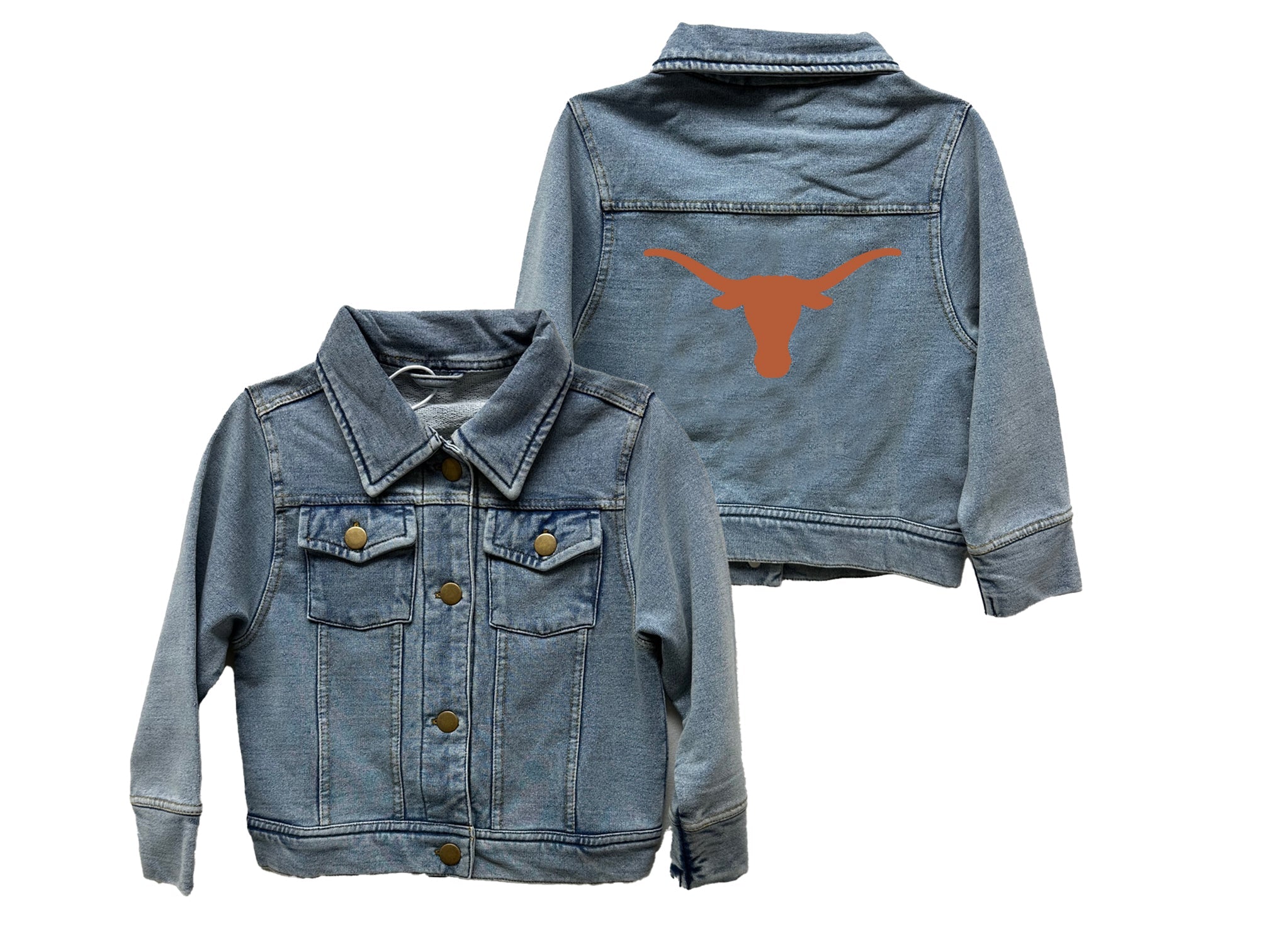Texas Longhorns Youth Terry Jean Jacket 1