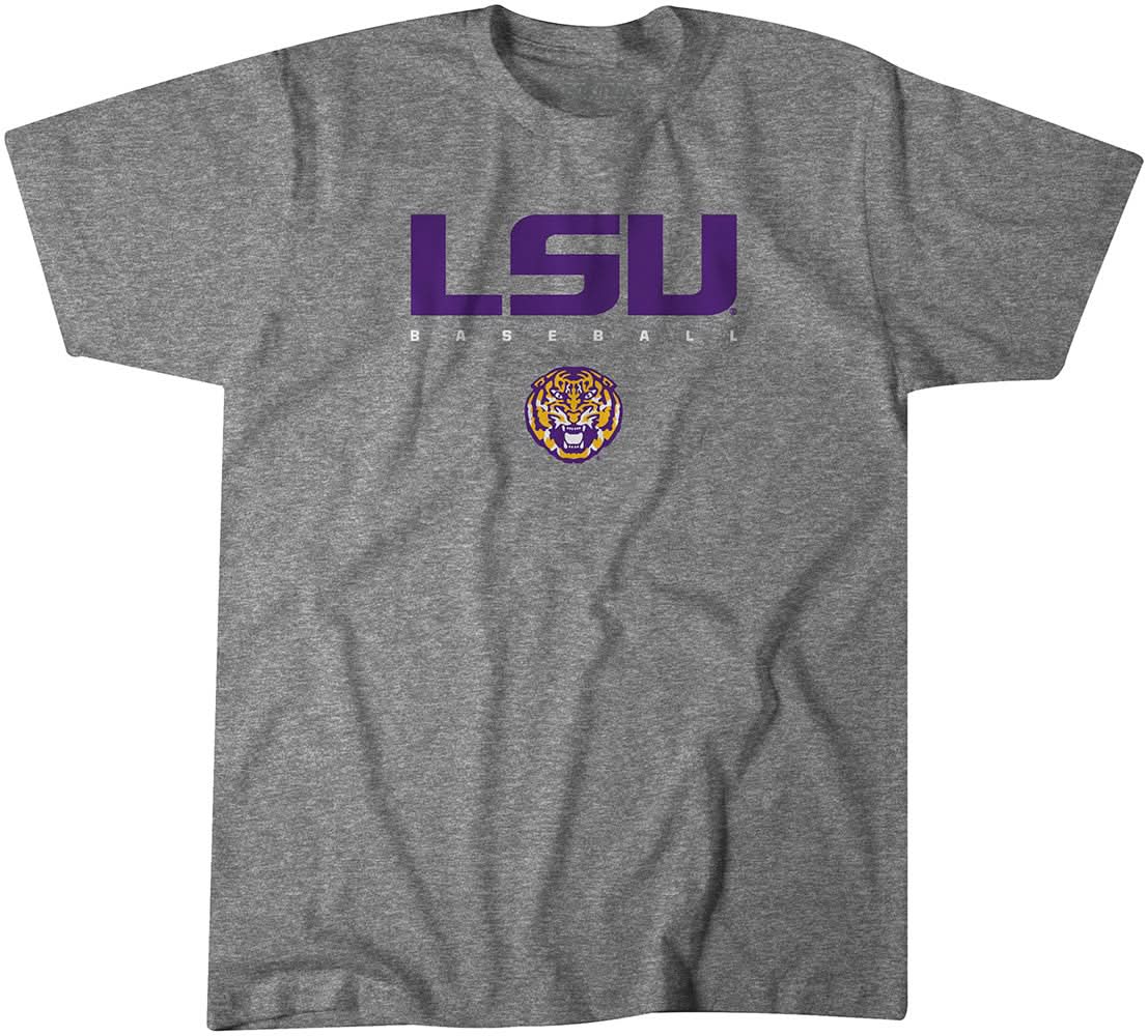 LSU Baseball: Text and Mascot Stack 1