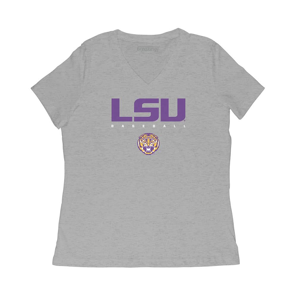 LSU Baseball: Text and Mascot Stack 3