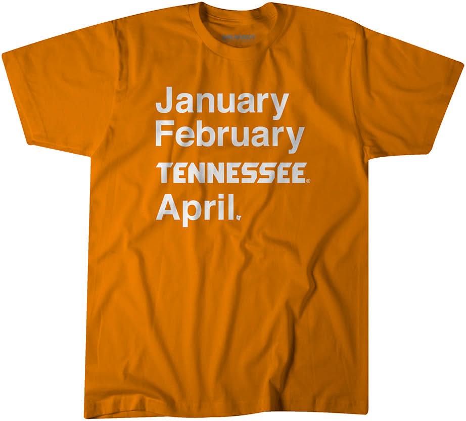 Tennessee Basketball: January February TENNESSEE April 1