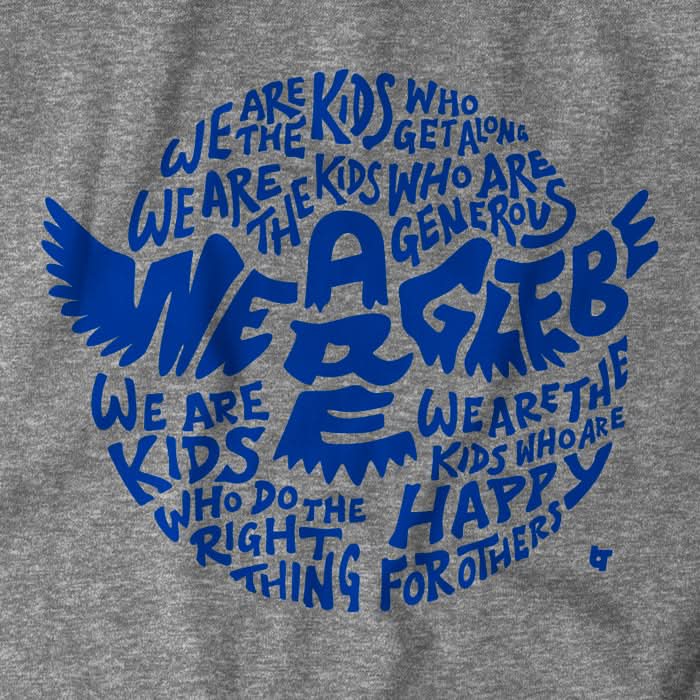 Glebe Elementary: 2023 Kids Wall Slogan 2