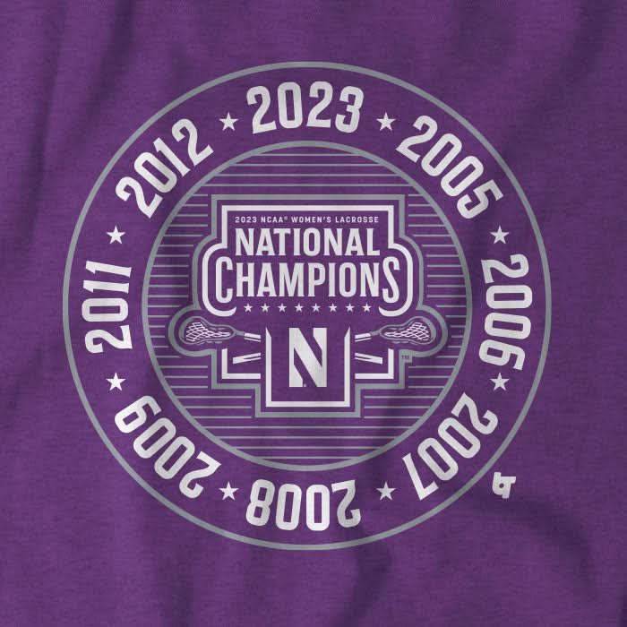 Northwestern Women's Lacrosse 2023 National Champs 2