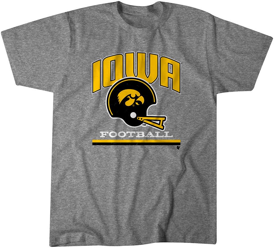 Iowa: Vintage Football Helmet 1