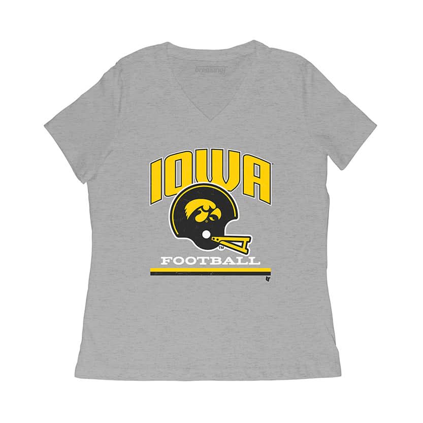 Iowa: Vintage Football Helmet 3