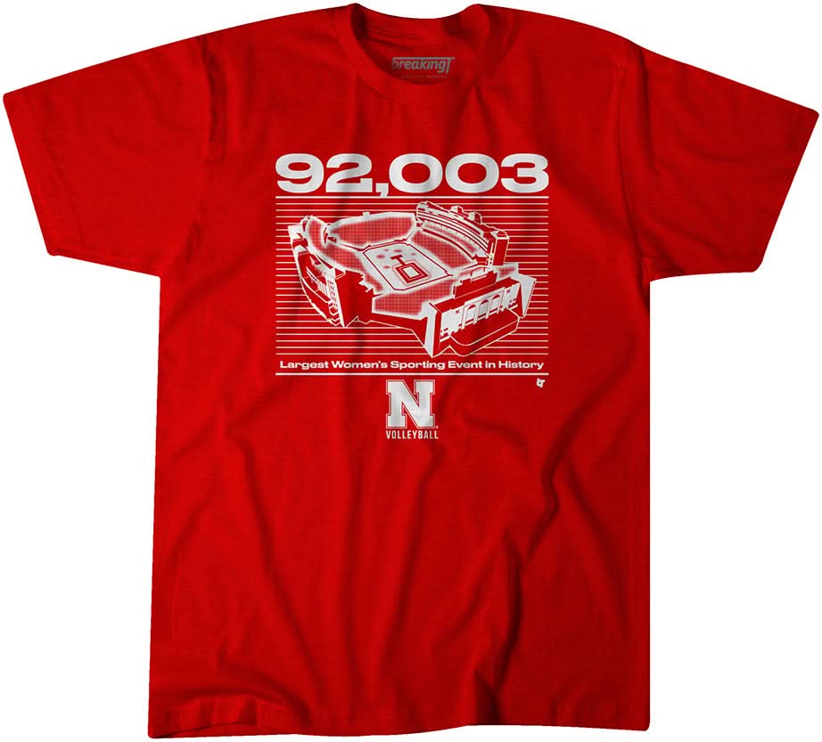 Nebraska Volleyball: 92,003 1
