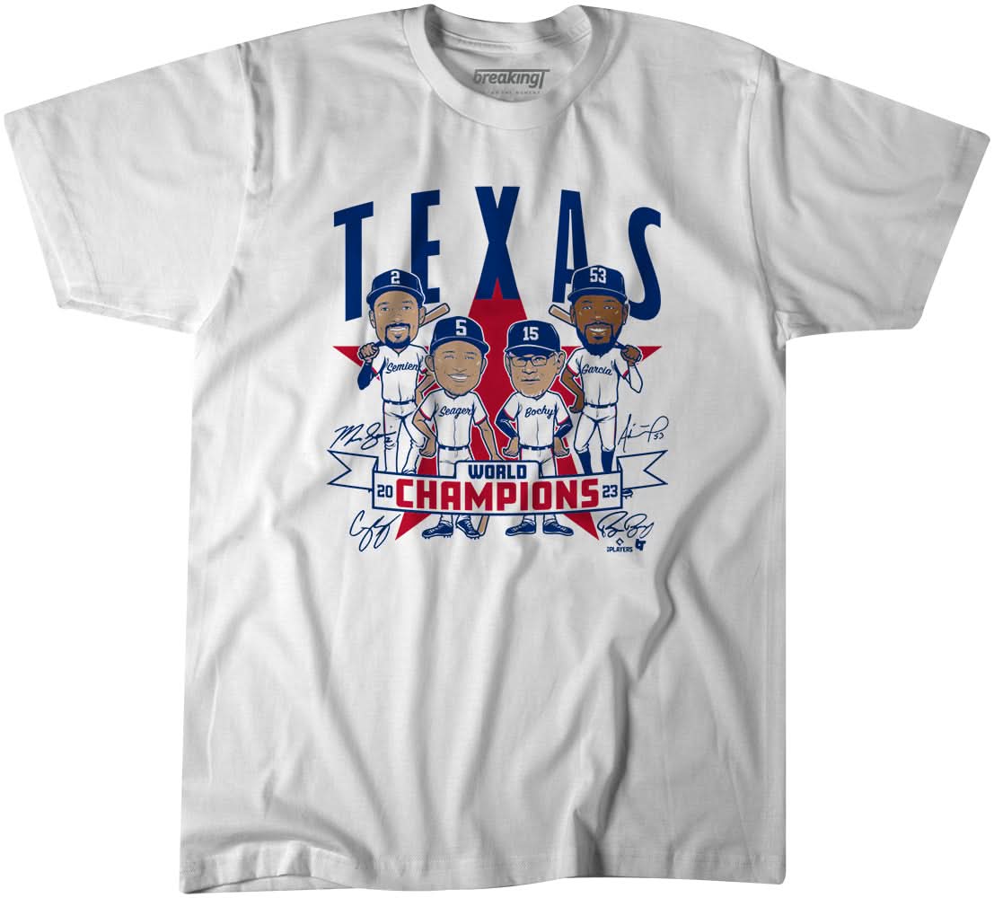 Texas Baseball: World Champions Caricatures 1