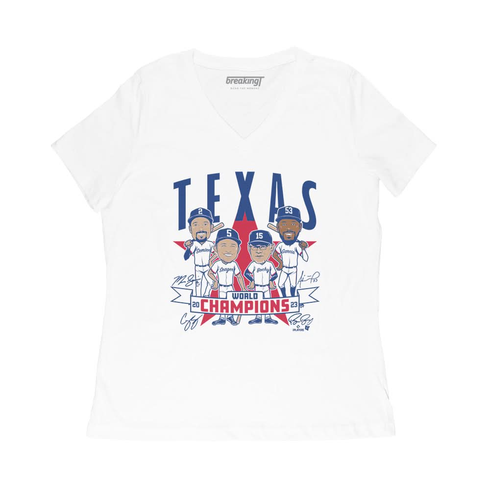 Texas Baseball: World Champions Caricatures 3