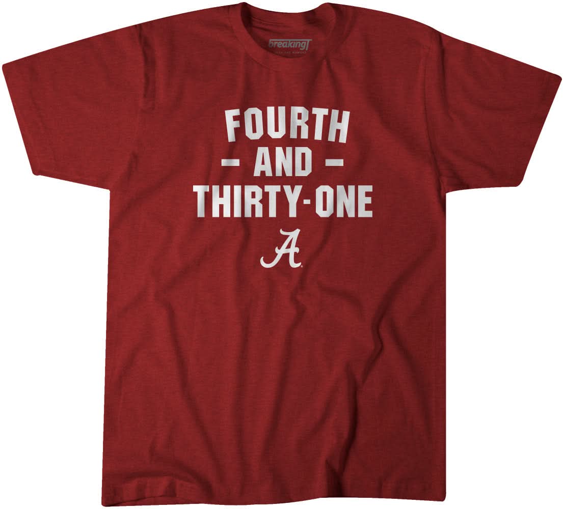 Alabama Football: 4th & 31 1