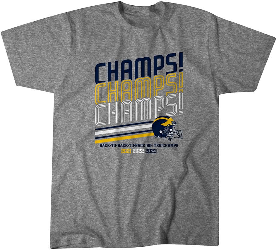 Michigan Football: B1G Champs Champs Champs 1