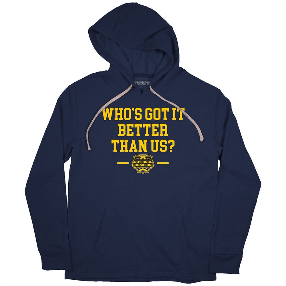 Michigan Football: Who's Got It Better Than Us National Champs 2