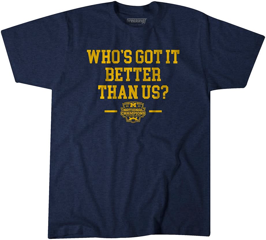 Michigan Football: Who's Got It Better Than Us National Champs 1