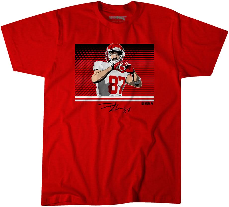 Travis Kelce: Throw Up the Heart Hands 1