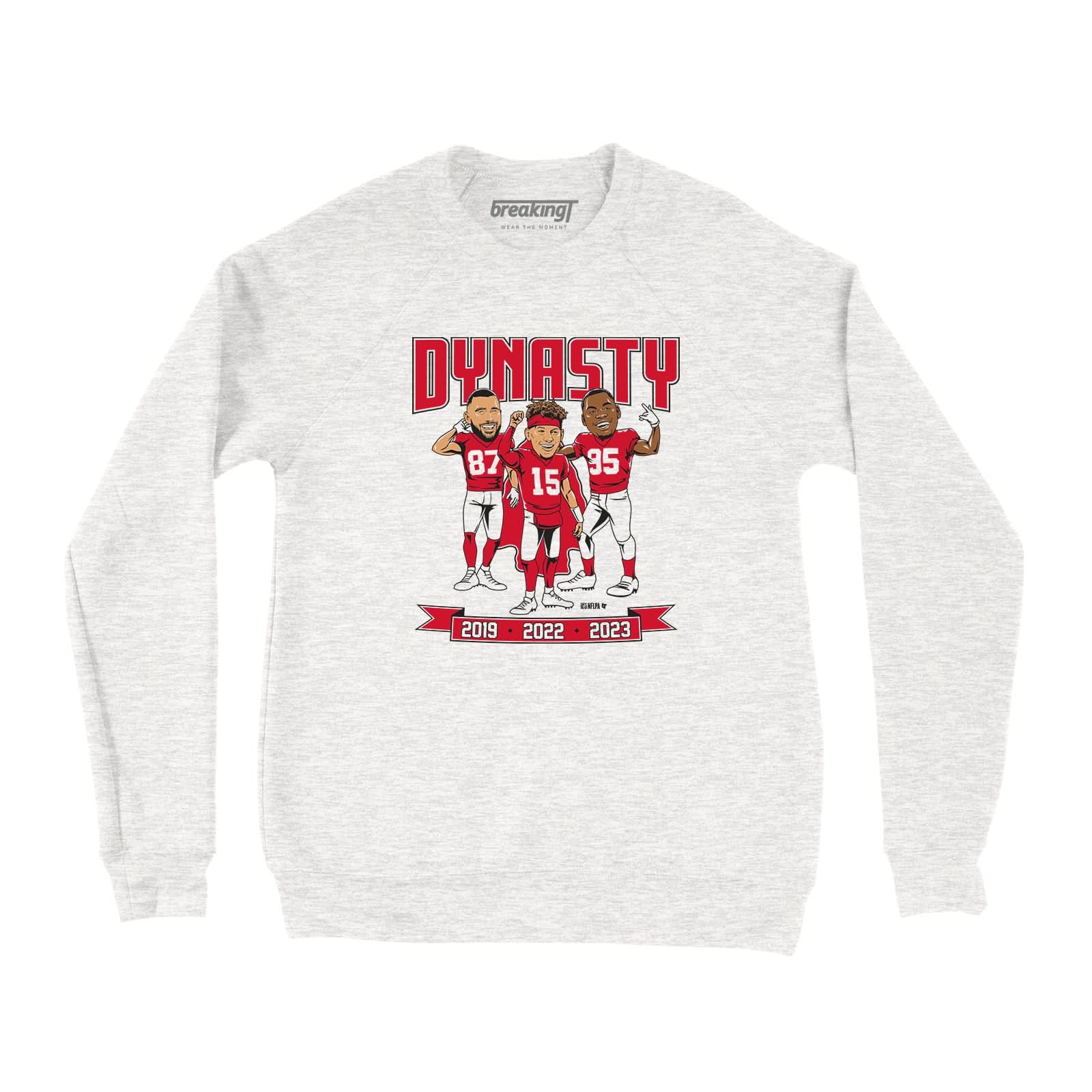 Kansas City: 2023 World Champs Dynasty Caricatures Crewneck 1
