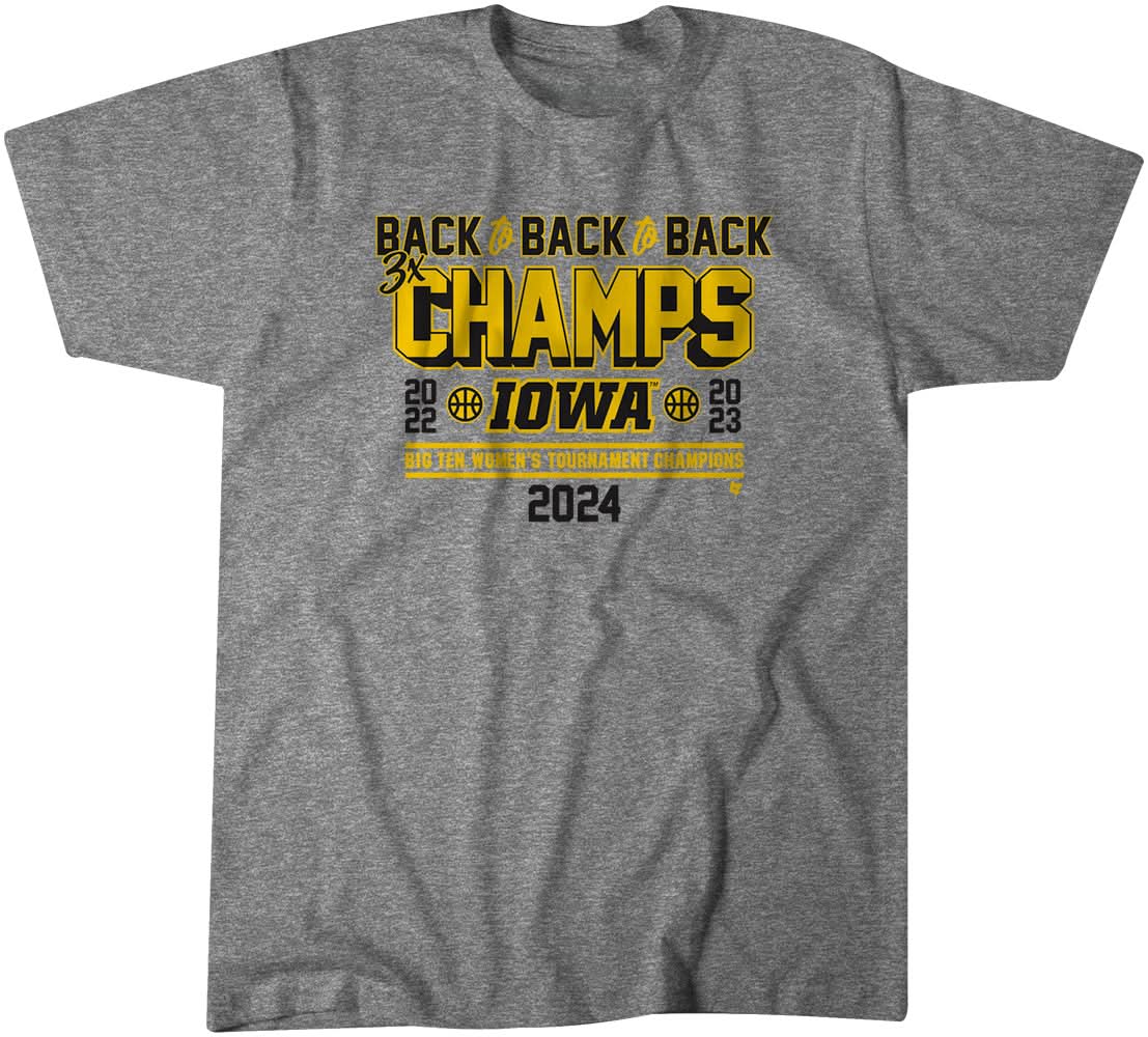 Iowa Basketball: Back-To-Back-To-Back Big Ten Women's Basketball Tournament Champs 1