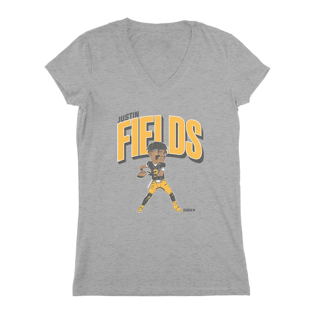 Justin Fields: Pittsburgh Caricature 3