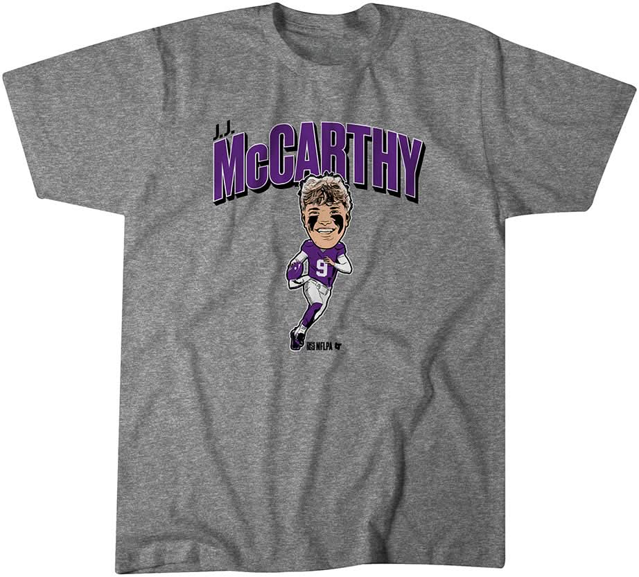 J.J. McCarthy: Caricature 1