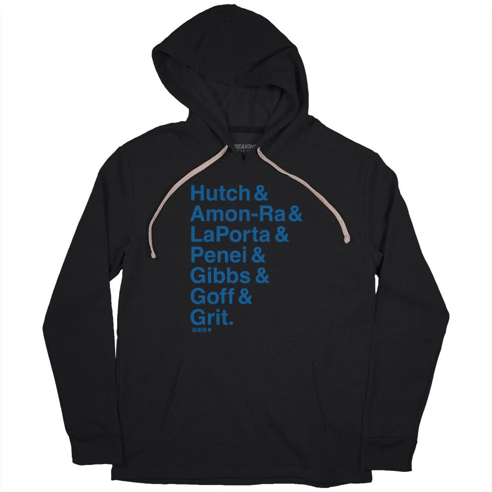 Detroit Ampersand Stars: Hutch & Amon-Ra & LaPorta & Penei & Gibbs & Goff & Grit 2