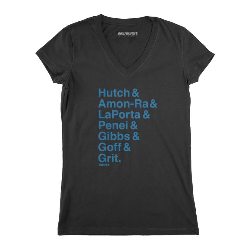 Detroit Ampersand Stars: Hutch & Amon-Ra & LaPorta & Penei & Gibbs & Goff & Grit 3