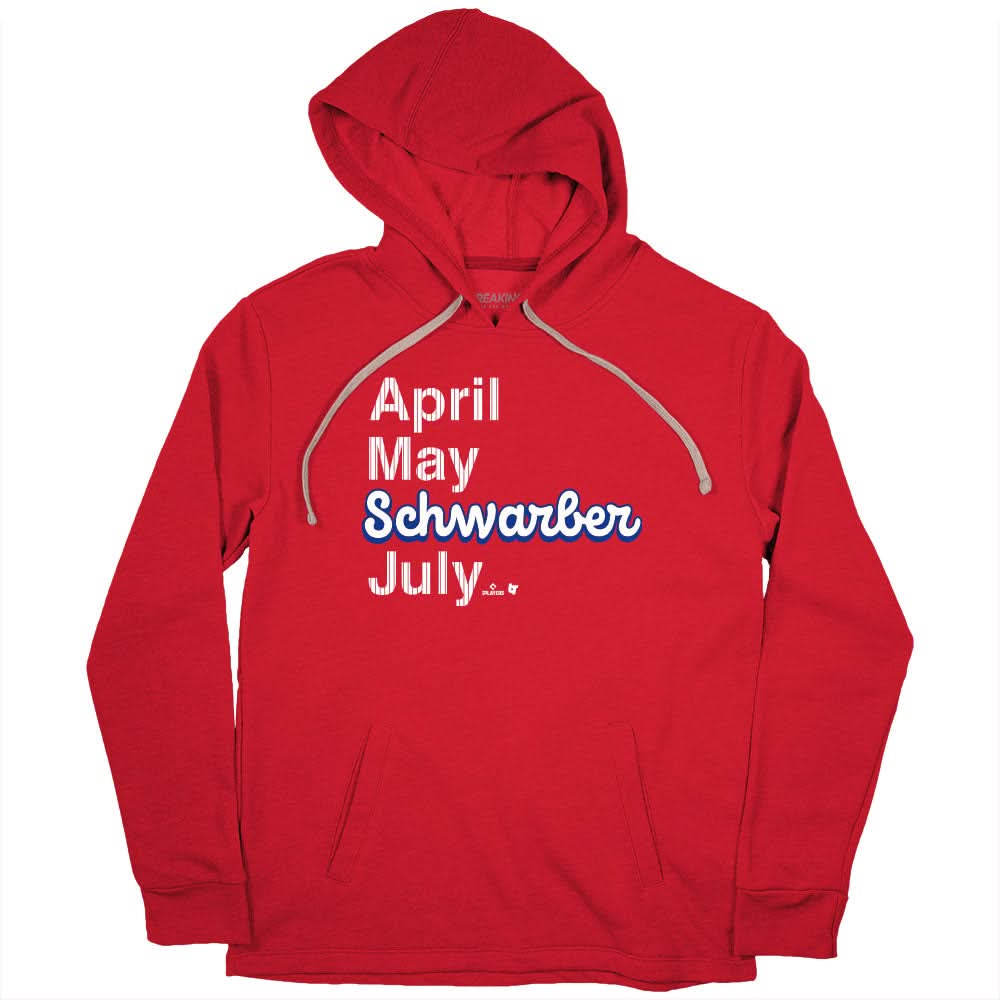 Kyle Schwarber: April May Schwarber July 2